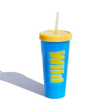 Girlwill Customized Straw Cup Large Capacity Water Cup Internet Celebrity Plastic Cup Creative Advertising Cup Gift Cup (AP2009)